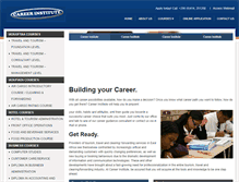 Tablet Screenshot of careerinstituteug.com